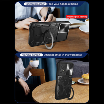 Fodral för Samsung Galaxy A52s 5G A528 / A52 5G A526 / A52 A525, Techsuit, CamGuard Pro, Svart