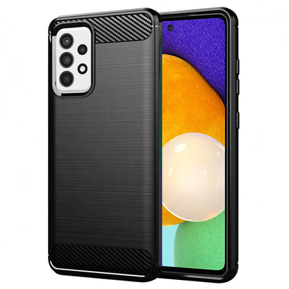 Mobilskal för Samsung Galaxy A52s 5G A528 / A52 5G A526 / A52 A525, Techsuit, Kol, Svart