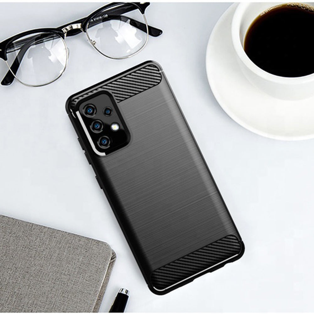 Mobilskal för Samsung Galaxy A52s 5G A528 / A52 5G A526 / A52 A525, Techsuit, Kol, Svart