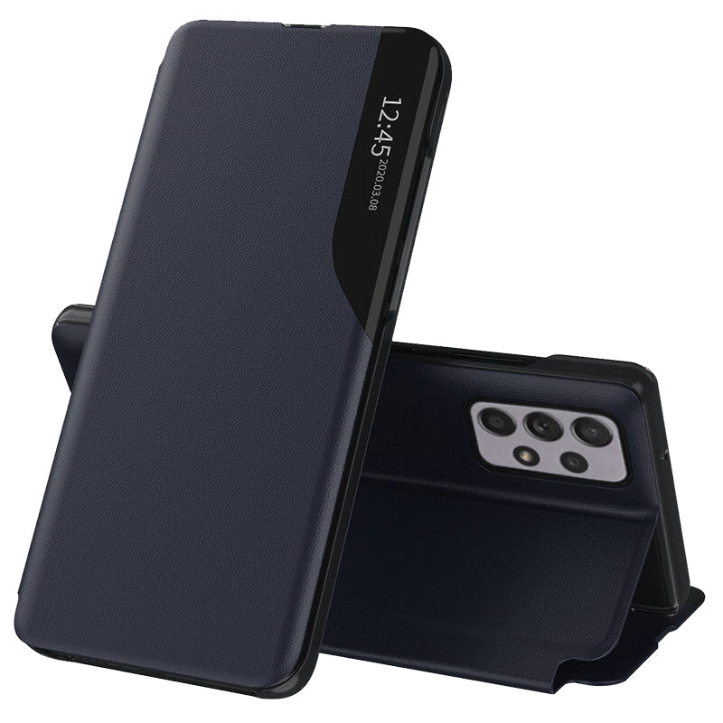 Fodral för Samsung Galaxy A52s 5G A528 / A52 5G A526 / A52 A525, Techsuit, eFold, Mörkblå