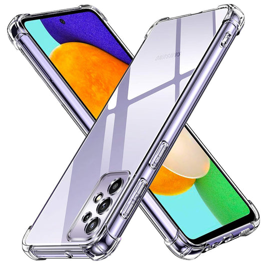 Fodral för Samsung Galaxy A52s 5G A528 / A52 5G A526 / A52 A525, Techsuit, Stötsäker Klar, Transparent