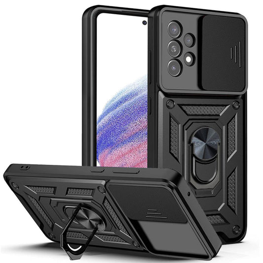 Fodral för Samsung Galaxy A53 5G A536, Techsuit, CamShield, Svart