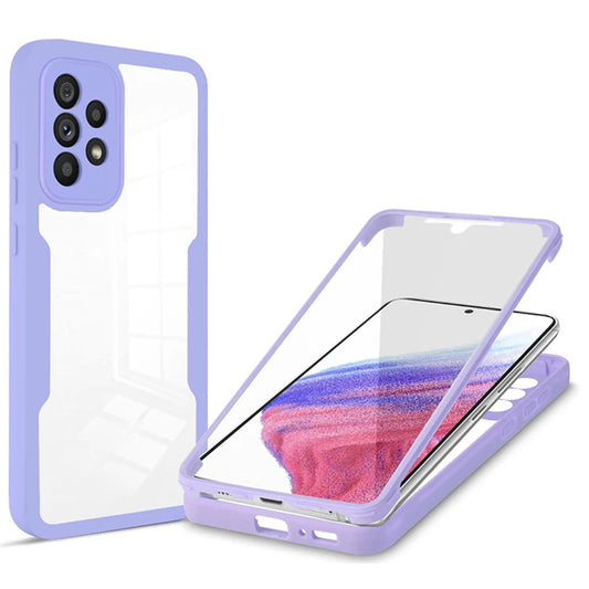 Fodral för Samsung Galaxy A53 5G A536, Techsuit, ColorVerse 360, Lila