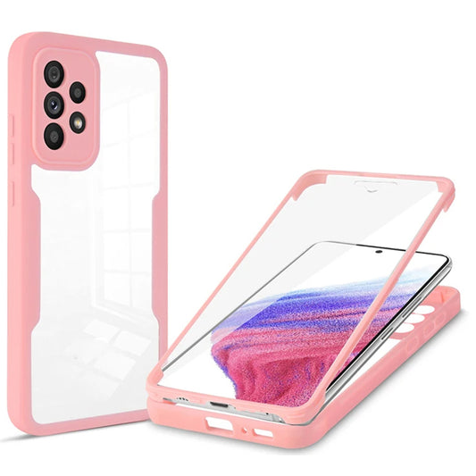 Fodral för Samsung Galaxy A53 5G A536, Techsuit, ColorVerse 360, Rosa