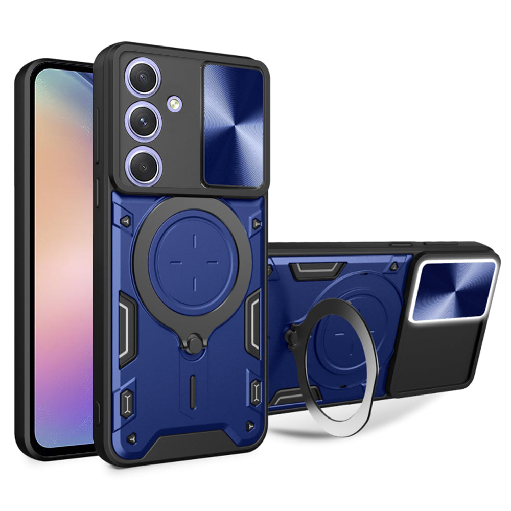 Fodral för Samsung Galaxy A54 A546, Techsuit, CamGuard Pro, Blå