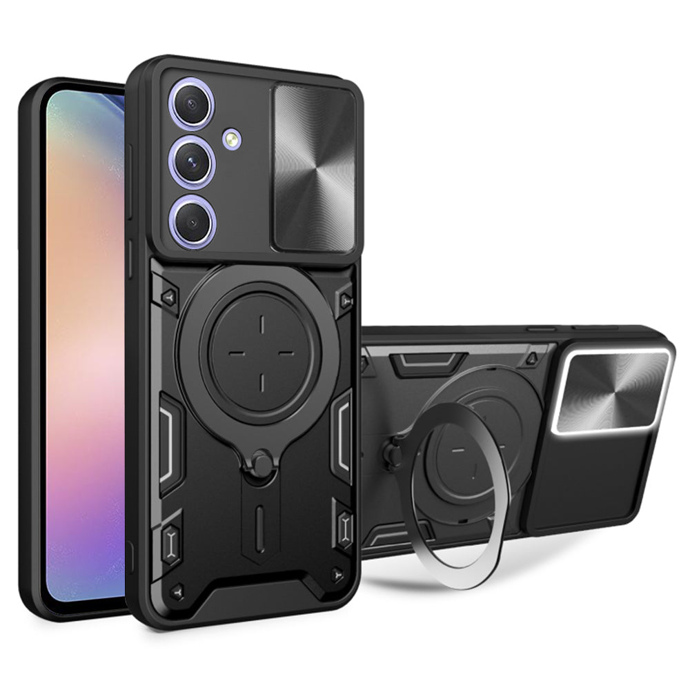 Fodral för Samsung Galaxy A54 A546, Techsuit, CamGuard Pro, Svart
