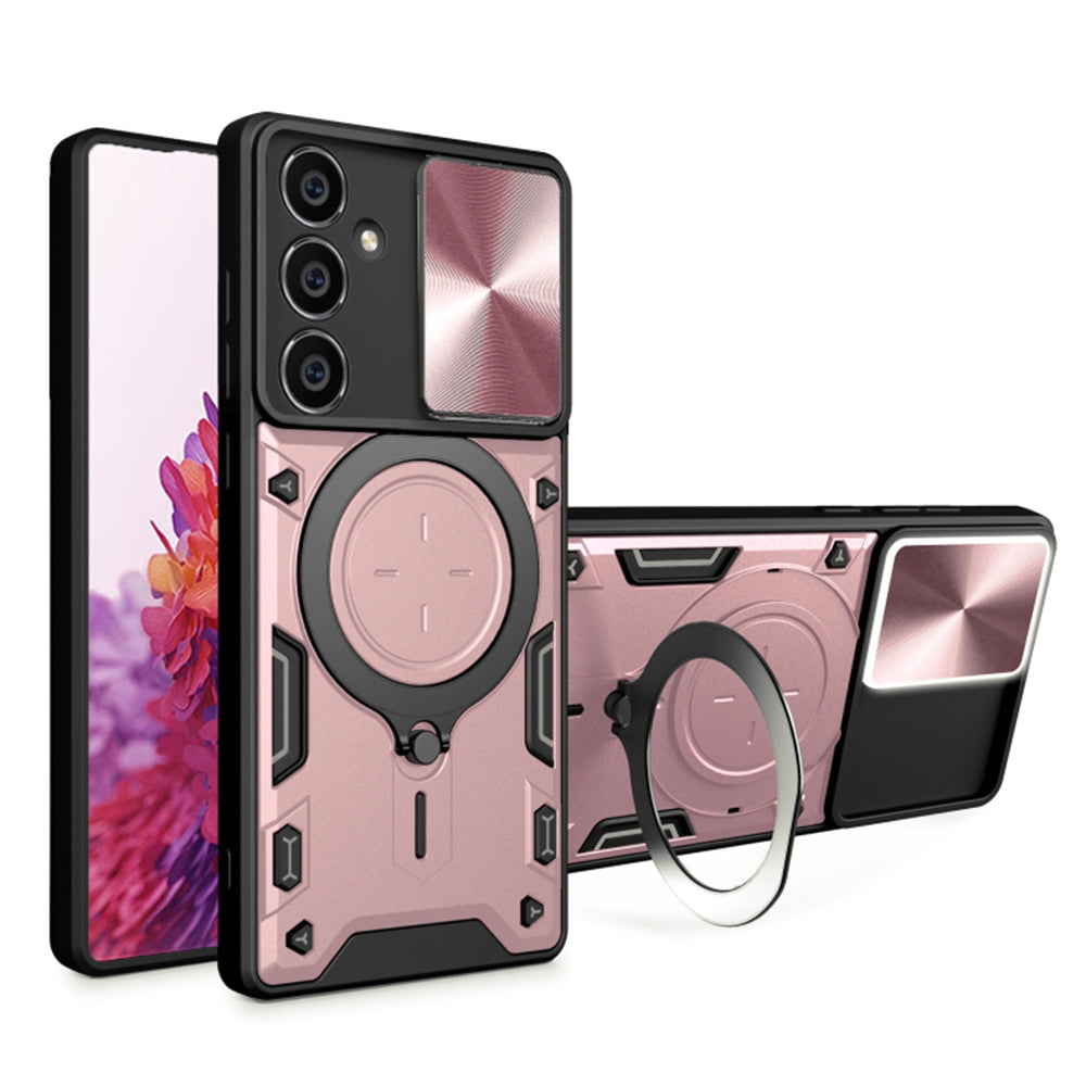 Fodral för Samsung Galaxy A54 A546, Techsuit, CamGuard Pro, Roséguld