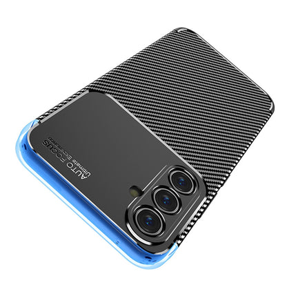 Fodral för Samsung Galaxy A54 A546, Techsuit, CarbonFiber, Svart