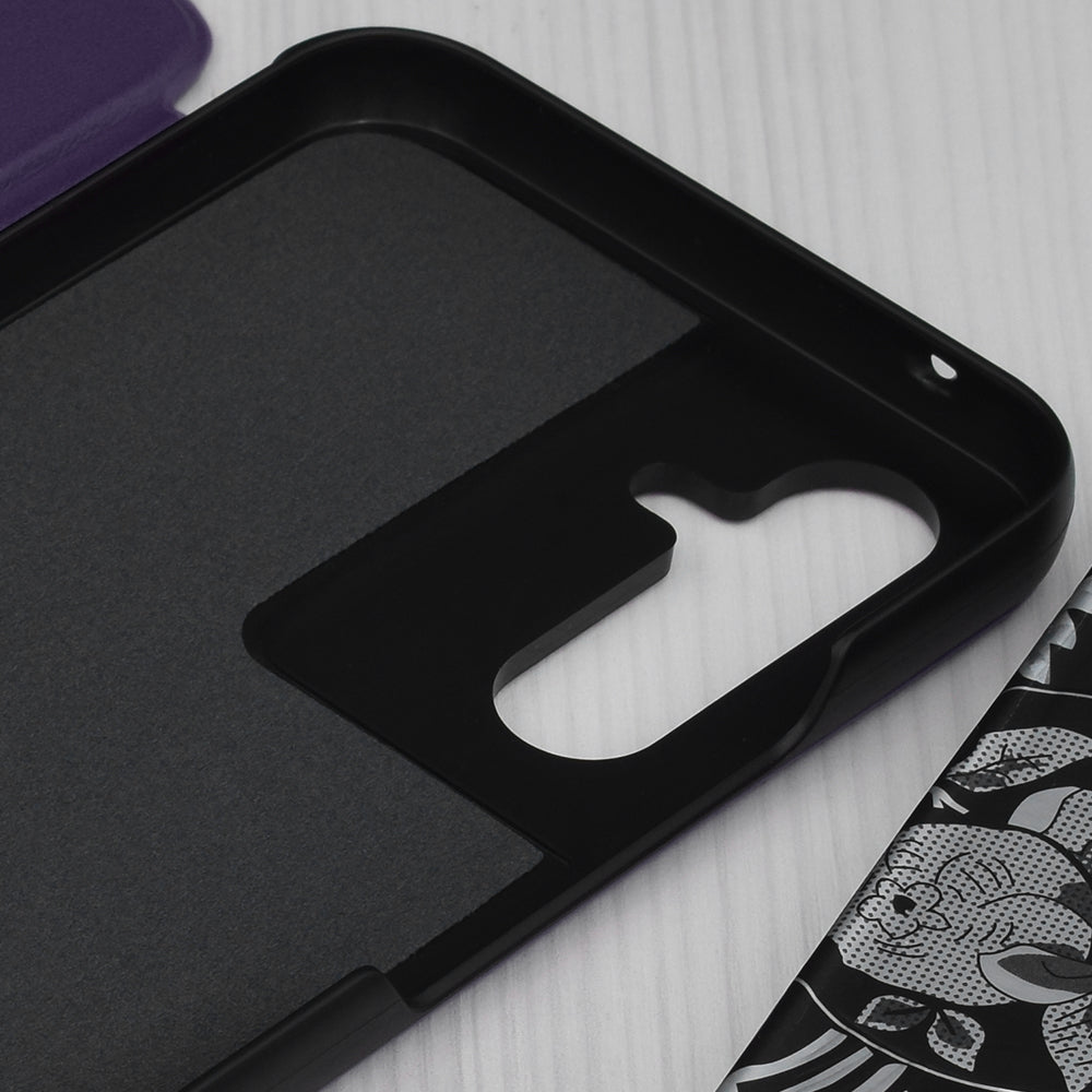 Fodral för Samsung Galaxy A54 A546, Techsuit, eFold, Lila