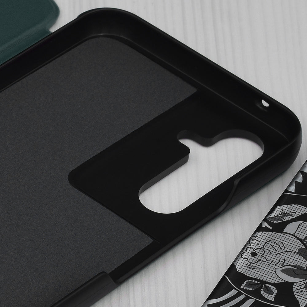 Fodral för Samsung Galaxy A54 A546, Techsuit, eFold, Grön