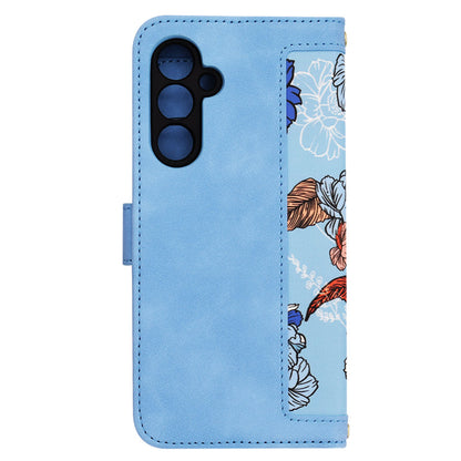 Fodral för Samsung Galaxy A54 A546, Techsuit, FlipCraft, Blå