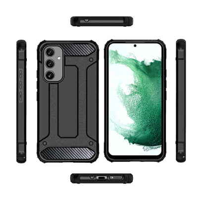 Fodral för Samsung Galaxy A54 A546, Techsuit, Hybrid Armor, Svart