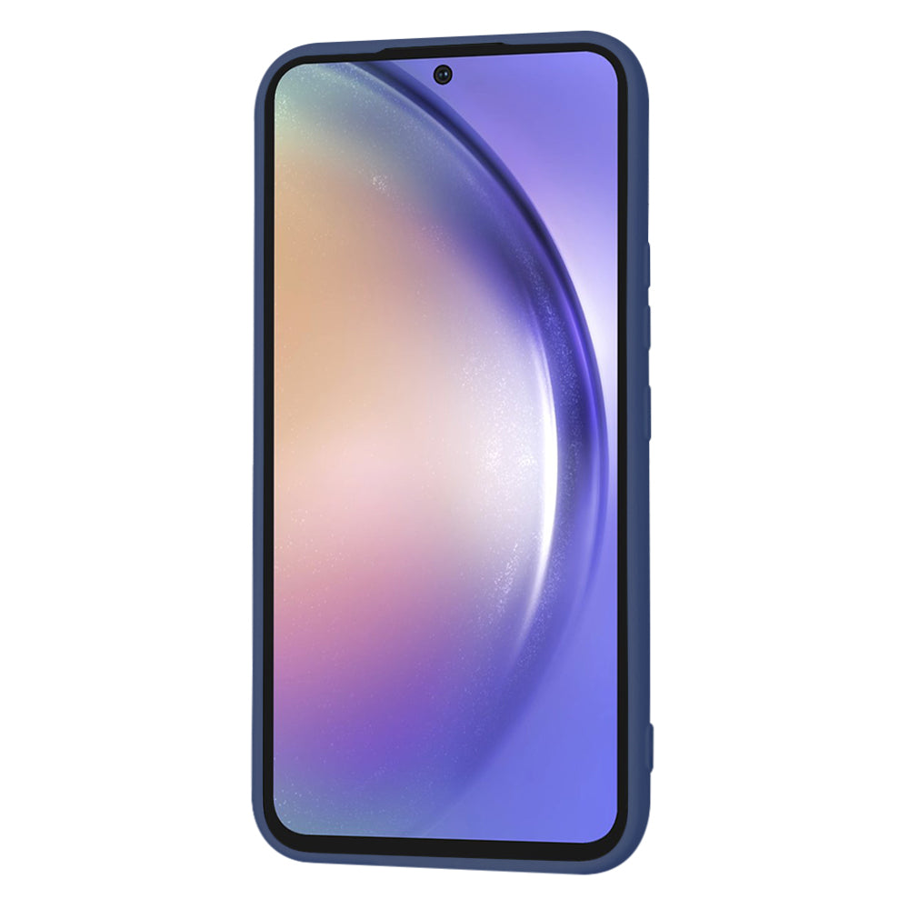 Fodral för Samsung Galaxy A54 A546, Techsuit, SoftFlex, Mörkblå
