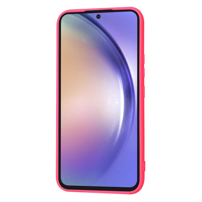 Fodral för Samsung Galaxy A54 A546, Techsuit, SoftFlex, Mörkrosa