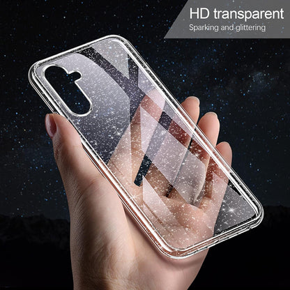 Fodral för Samsung Galaxy A54 A546, Techsuit, SparkleSkin, Transparent