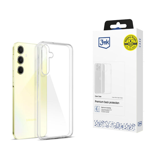 Fodral för Samsung Galaxy A55 5G A556, 3MK, Klar, Transparent