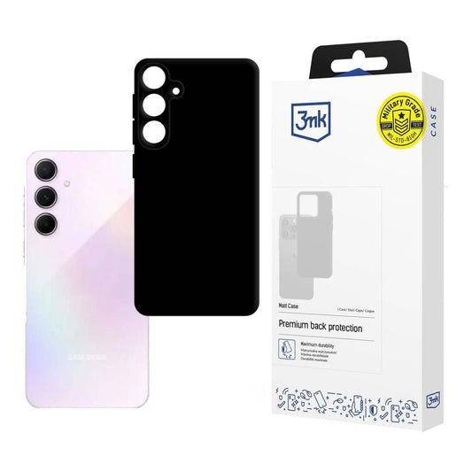Fodral för Samsung Galaxy A55 5G A556, 3MK, Matt svart