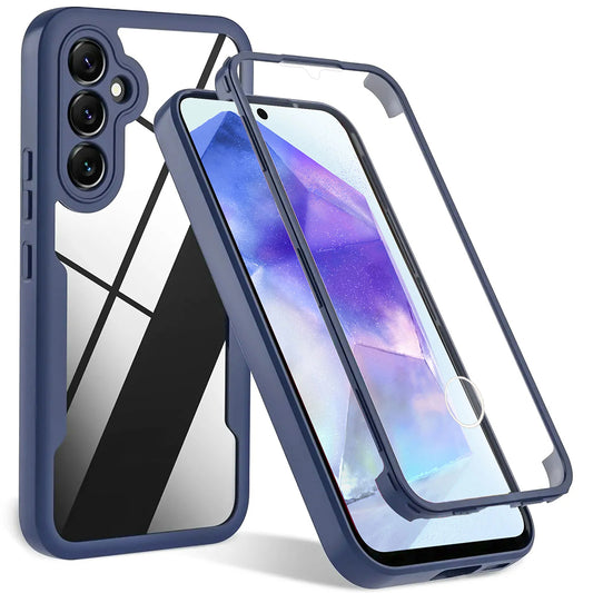 Fodral för Samsung Galaxy A55 5G A556, Techsuit, ColorVerse 360, Blå