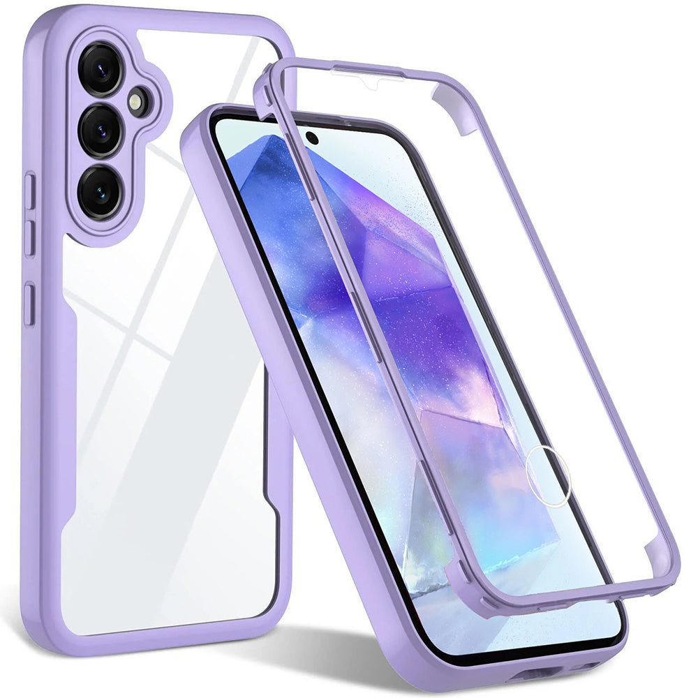 Fodral för Samsung Galaxy A55 5G A556, Techsuit, ColorVerse 360, Lila