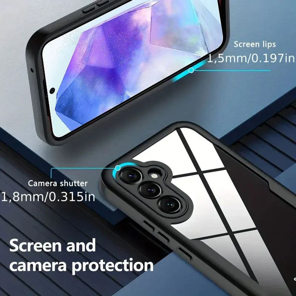 Fodral för Samsung Galaxy A55 5G A556, Techsuit, ColorVerse 360, Lila