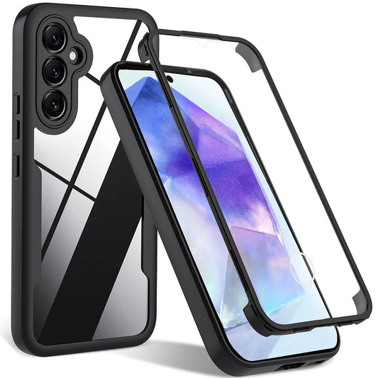 Fodral för Samsung Galaxy A55 5G A556, Techsuit, ColorVerse 360, Svart