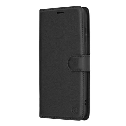 Fodral för Samsung Galaxy A55 5G A556, Techsuit, Leather Folio, Svart