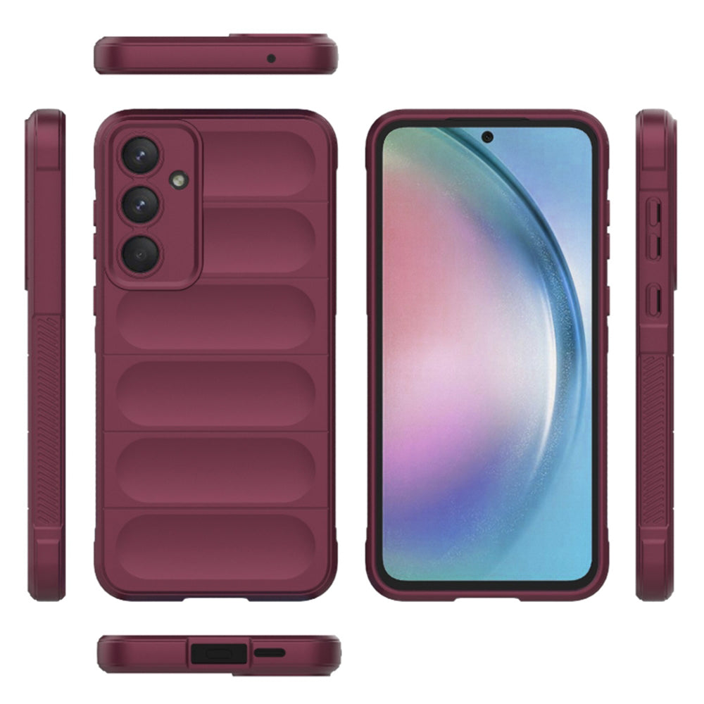 Fodral för Samsung Galaxy A55 5G A556, Techsuit, Magic Shield, Lila