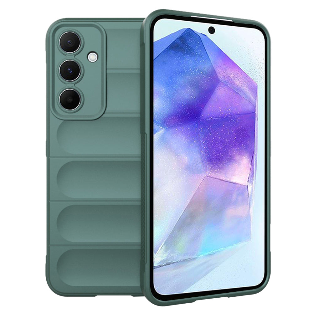 Fodral för Samsung Galaxy A55 5G A556, Techsuit, Magic Shield, Grön