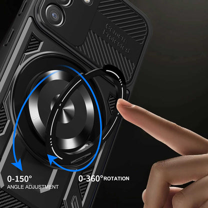 Fodral för Samsung Galaxy A55 5G A556, Techsuit, RuggedCam, Blå