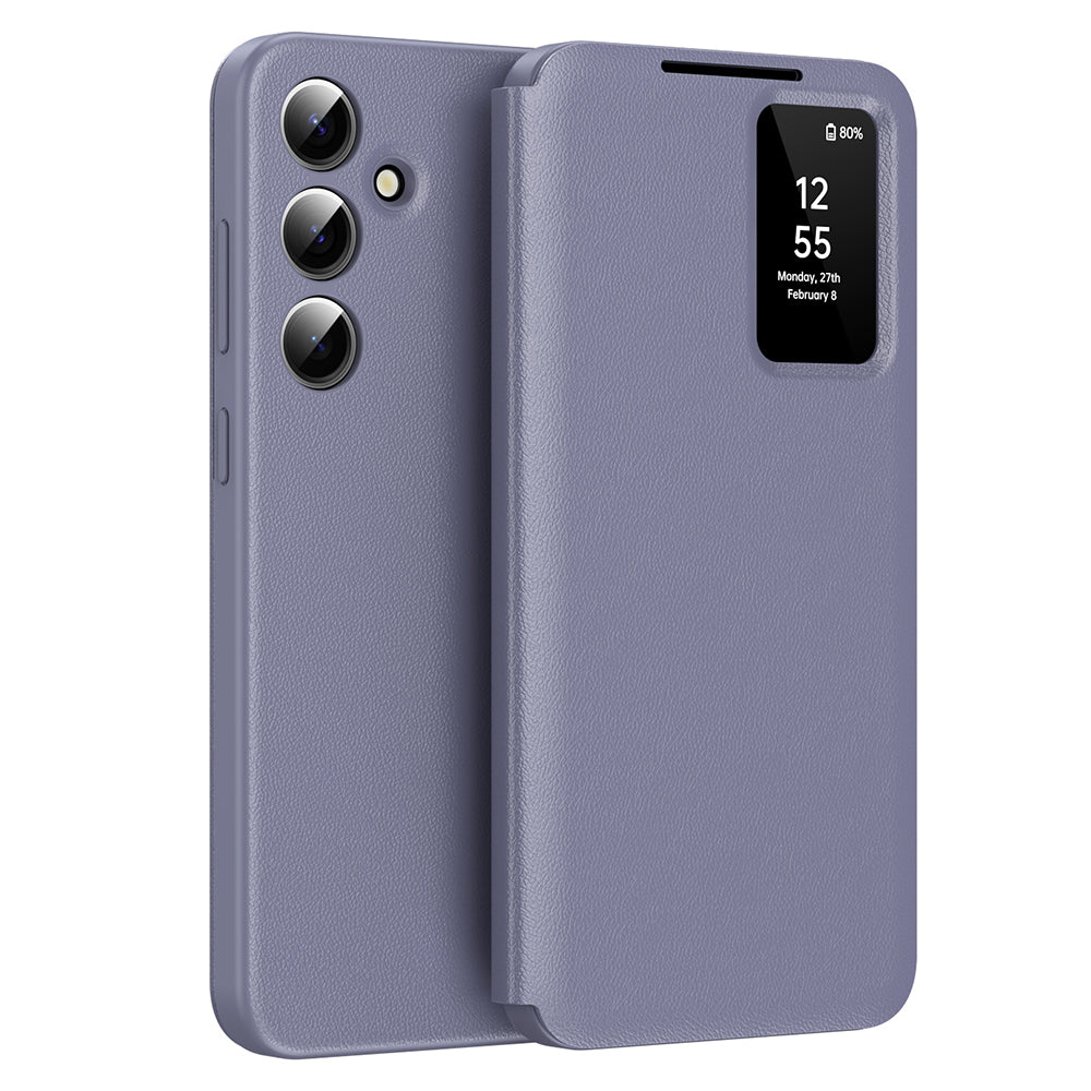 Fodral för Samsung Galaxy A55 5G A556, Techsuit, SmartView, Lila