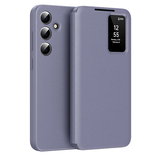Fodral för Samsung Galaxy A55 5G A556, Techsuit, SmartView, Lila