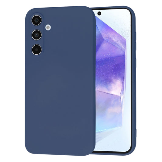Fodral för Samsung Galaxy A55 5G A556, Techsuit, SoftFlex, Mörkblå