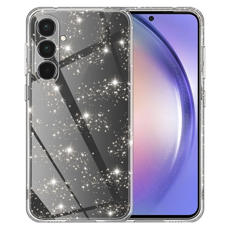 Fodral för Samsung Galaxy A55 5G A556, Techsuit, SparkleSkin, Transparent