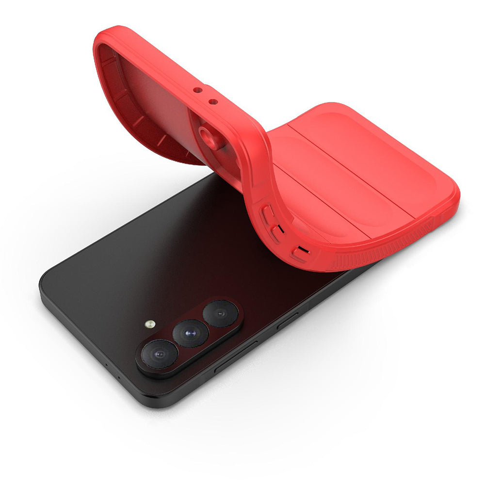 Fodral för Samsung Galaxy A56 A566 / A36 A366, Techsuit, Magic Shield, Grön