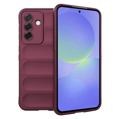 Fodral för Samsung Galaxy A56 A566 / A36 A366, Techsuit, Magic Shield, Vinröd