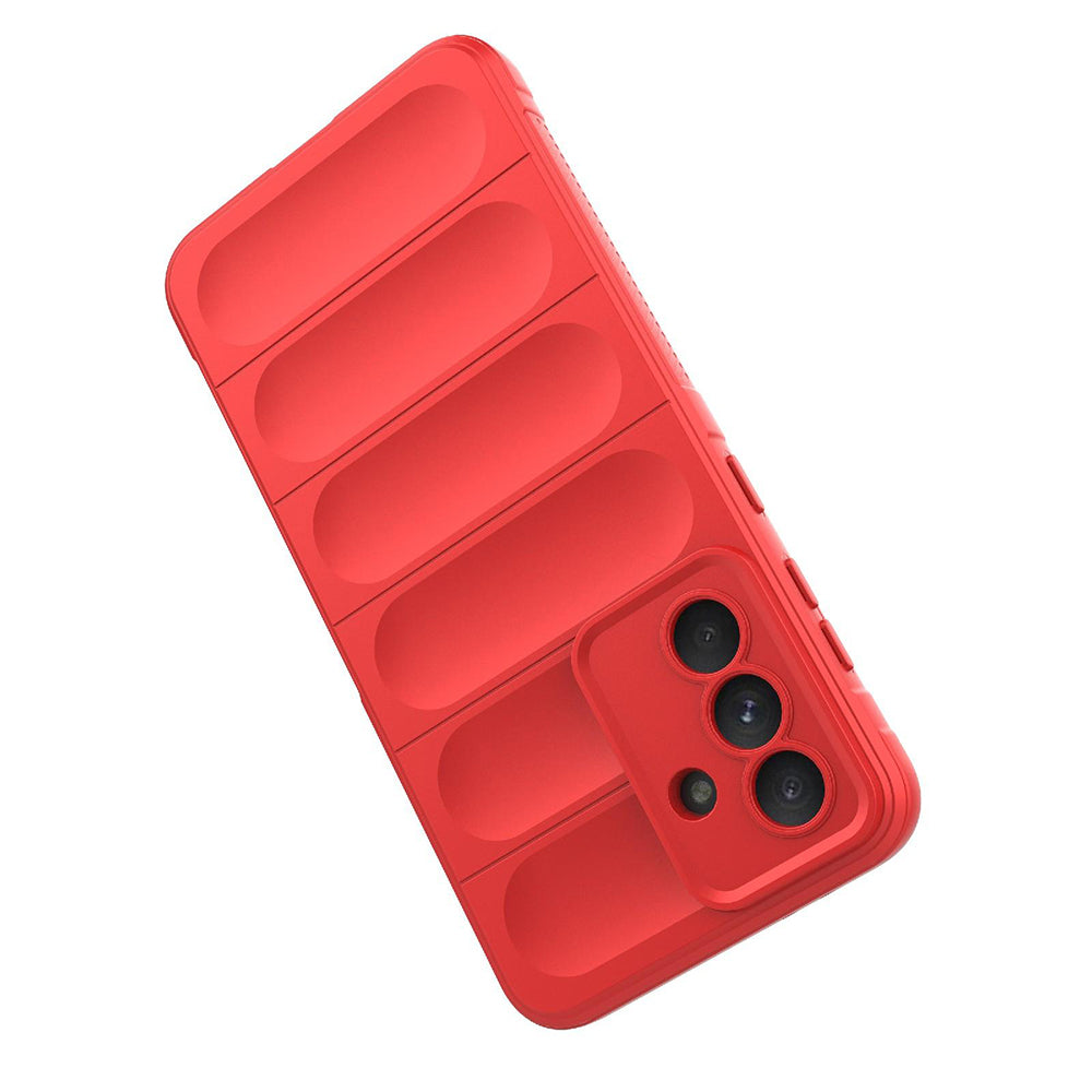 Fodral för Samsung Galaxy A56 A566 / A36 A366, Techsuit, Magic Shield, Vinröd