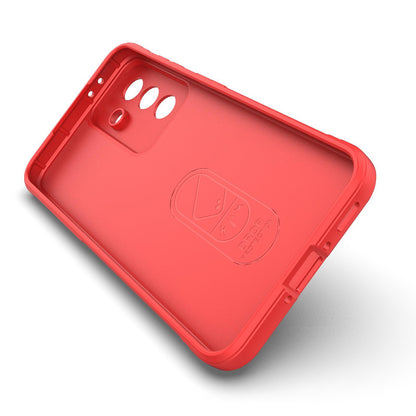 Fodral för Samsung Galaxy A56 A566 / A36 A366, Techsuit, Magic Shield, Vinröd