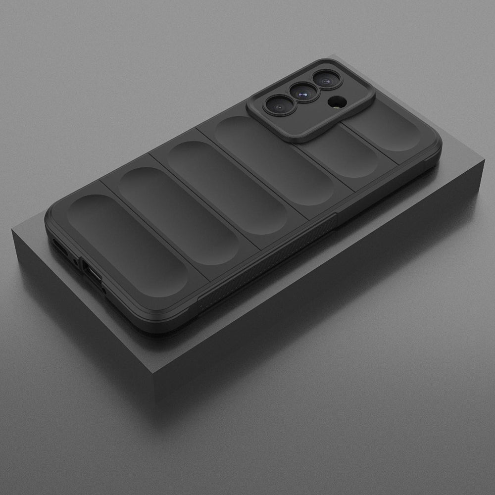 Fodral för Samsung Galaxy A56 A566 / A36 A366, Techsuit, Magic Shield, Vinröd