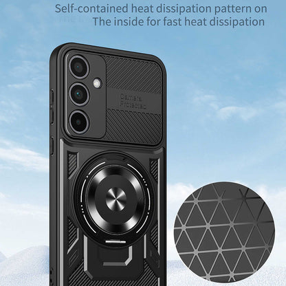 Fodral för Samsung Galaxy A56 A566 / A36 A366, Techsuit, RuggedCam, Lila