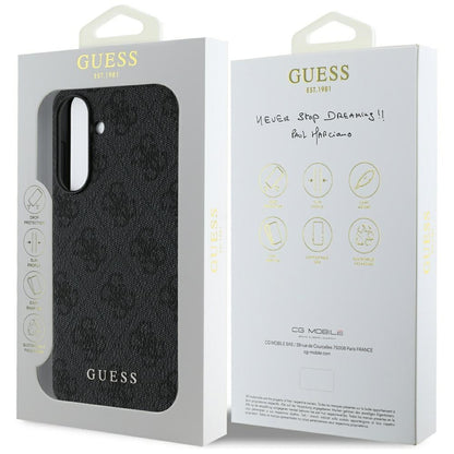 Fodral för Samsung Galaxy A56 A566, Guess, 4G Charm, Svart