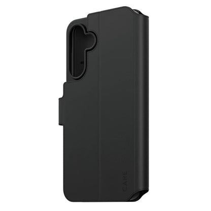 Fodral för Samsung Galaxy A56 A566, PanzerGlass, Care Feature Kickstand Wallet, Svart