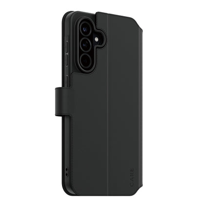 Fodral för Samsung Galaxy A56 A566, PanzerGlass, Care Feature Kickstand Wallet, Svart