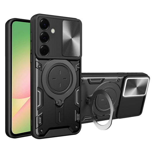 Fodral för Samsung Galaxy A56 A566, Techsuit, CamGuard Pro, Svart