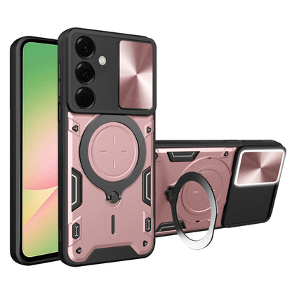 Fodral för Samsung Galaxy A56 A566, Techsuit, CamGuard Pro, Roséguld