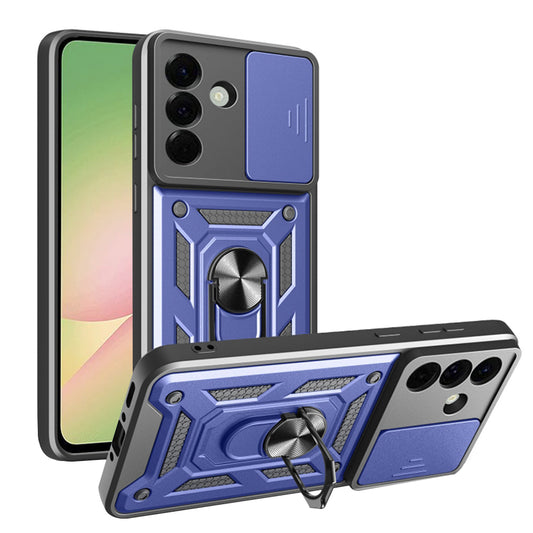 Fodral för Samsung Galaxy A56 A566, Techsuit, CamShield, Blå
