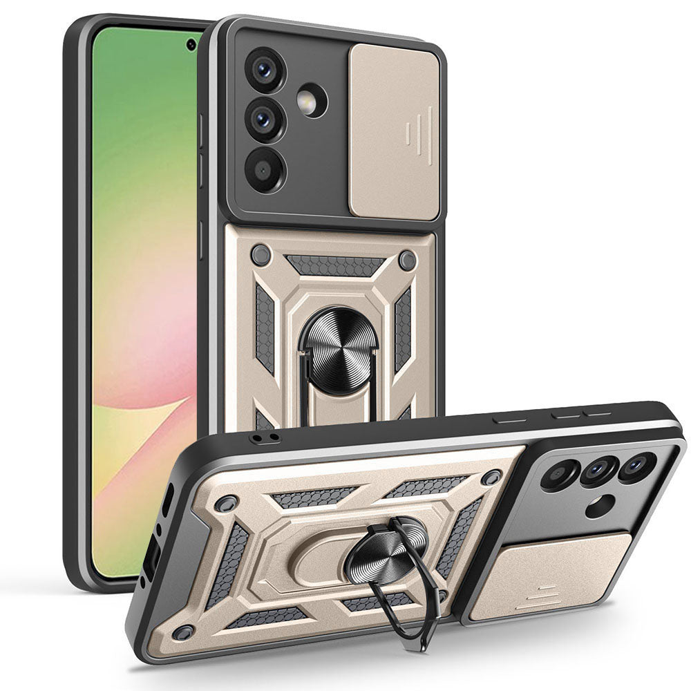 Fodral för Samsung Galaxy A56 A566, Techsuit, CamShield, Guld