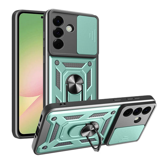 Fodral för Samsung Galaxy A56 A566, Techsuit, CamShield, Grön