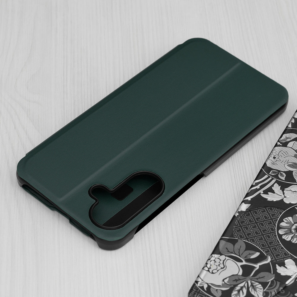 Fodral för Samsung Galaxy A56 A566, Techsuit, eFold, Grön