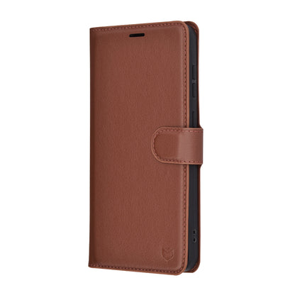 Fodral för Samsung Galaxy A56 A566, Techsuit, Leather Folio, Brun