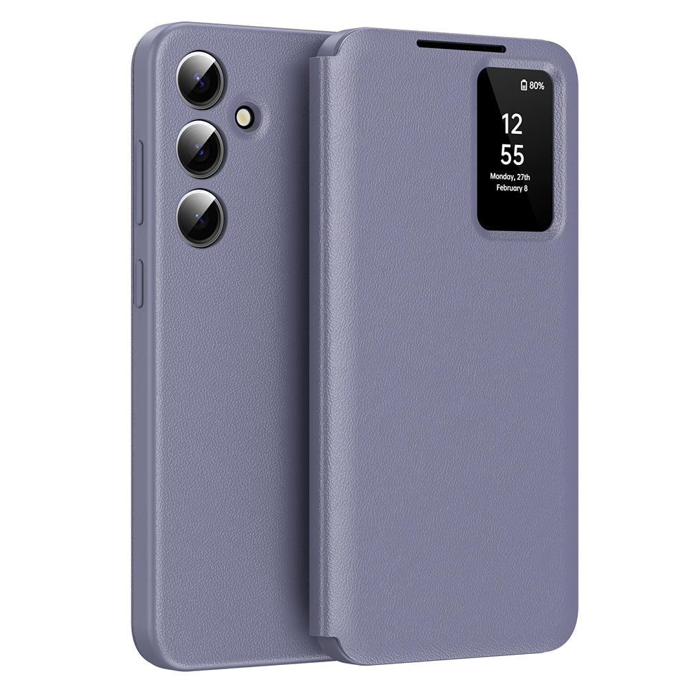 Fodral för Samsung Galaxy A56 A566, Techsuit, SmartView, Lila